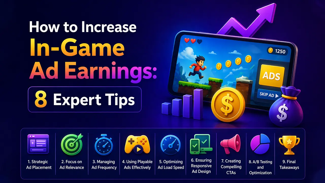 How to Increase In-Game Ad Earnings: 8 Expert Tips