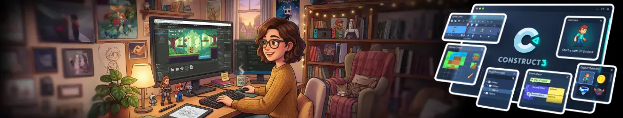 Construct 3 Game Templates hero image