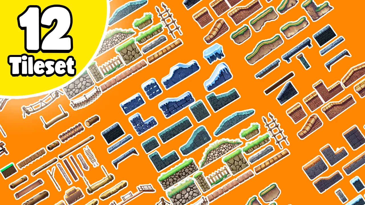 12 Tilesets Pack