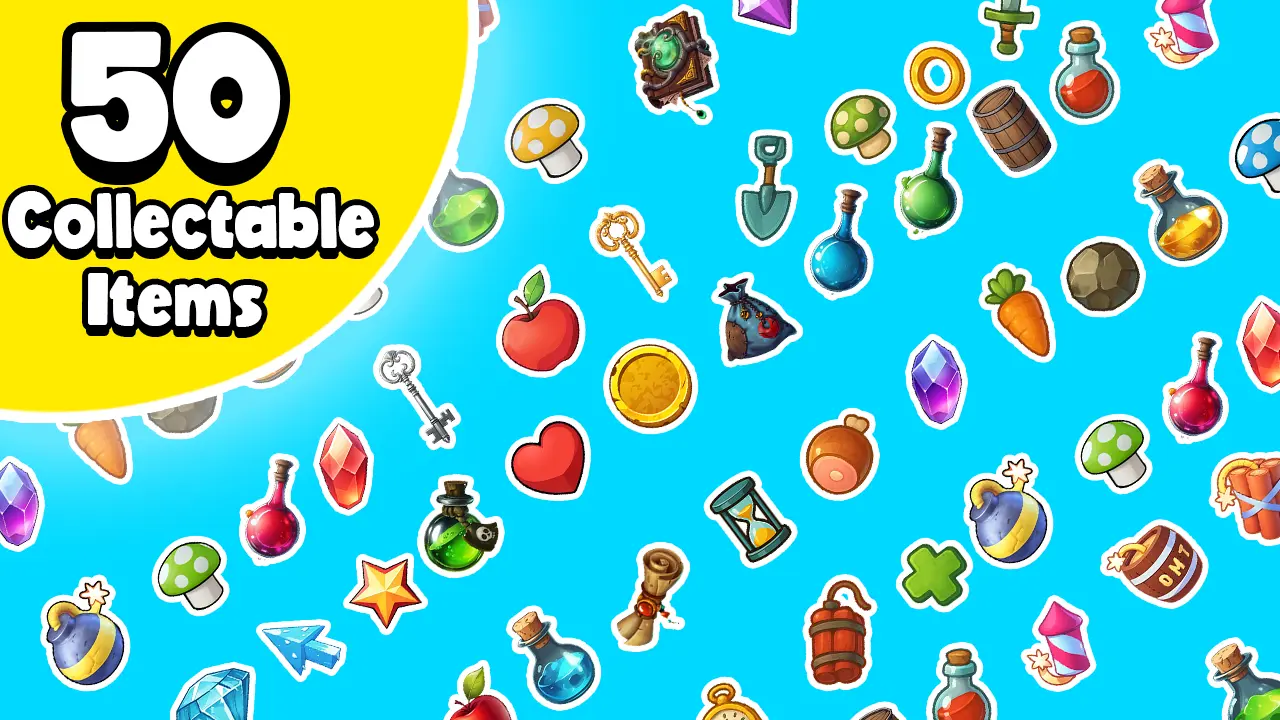 50 Collectable Items