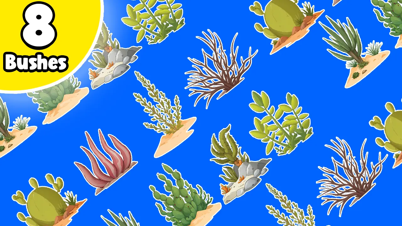 8 Desert Bushes