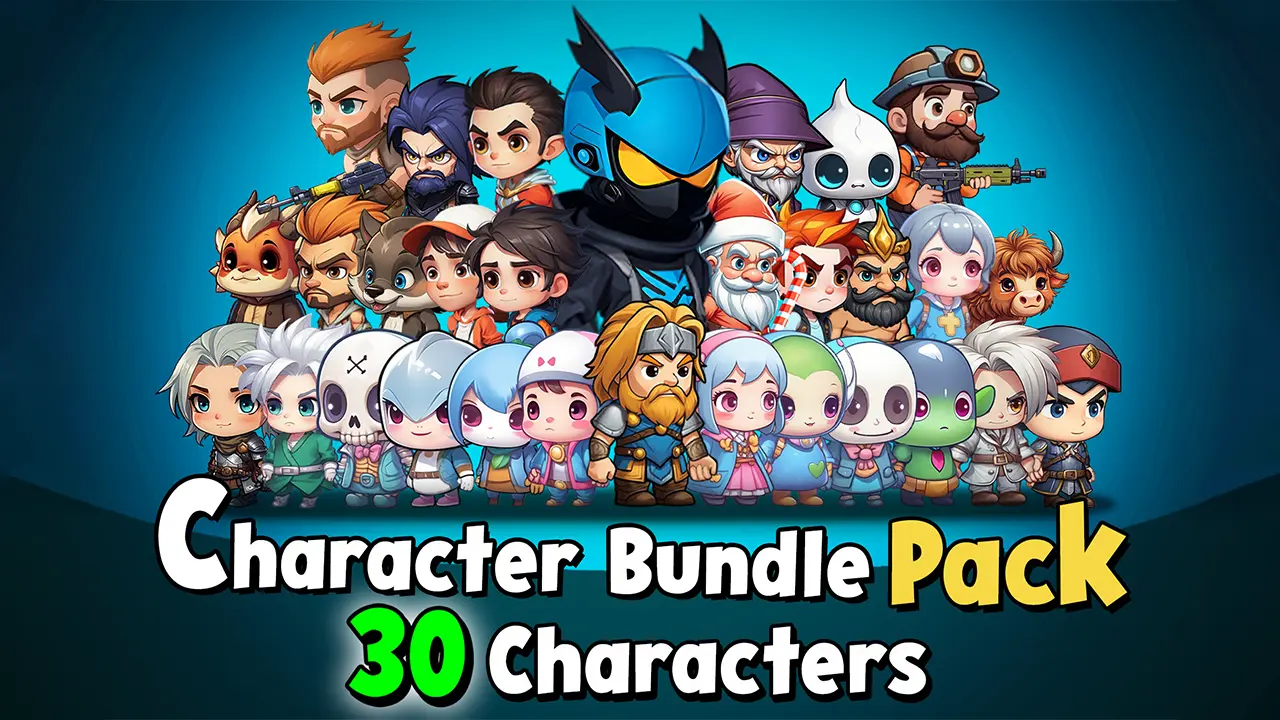 Character Bundle Pack 30 Characters