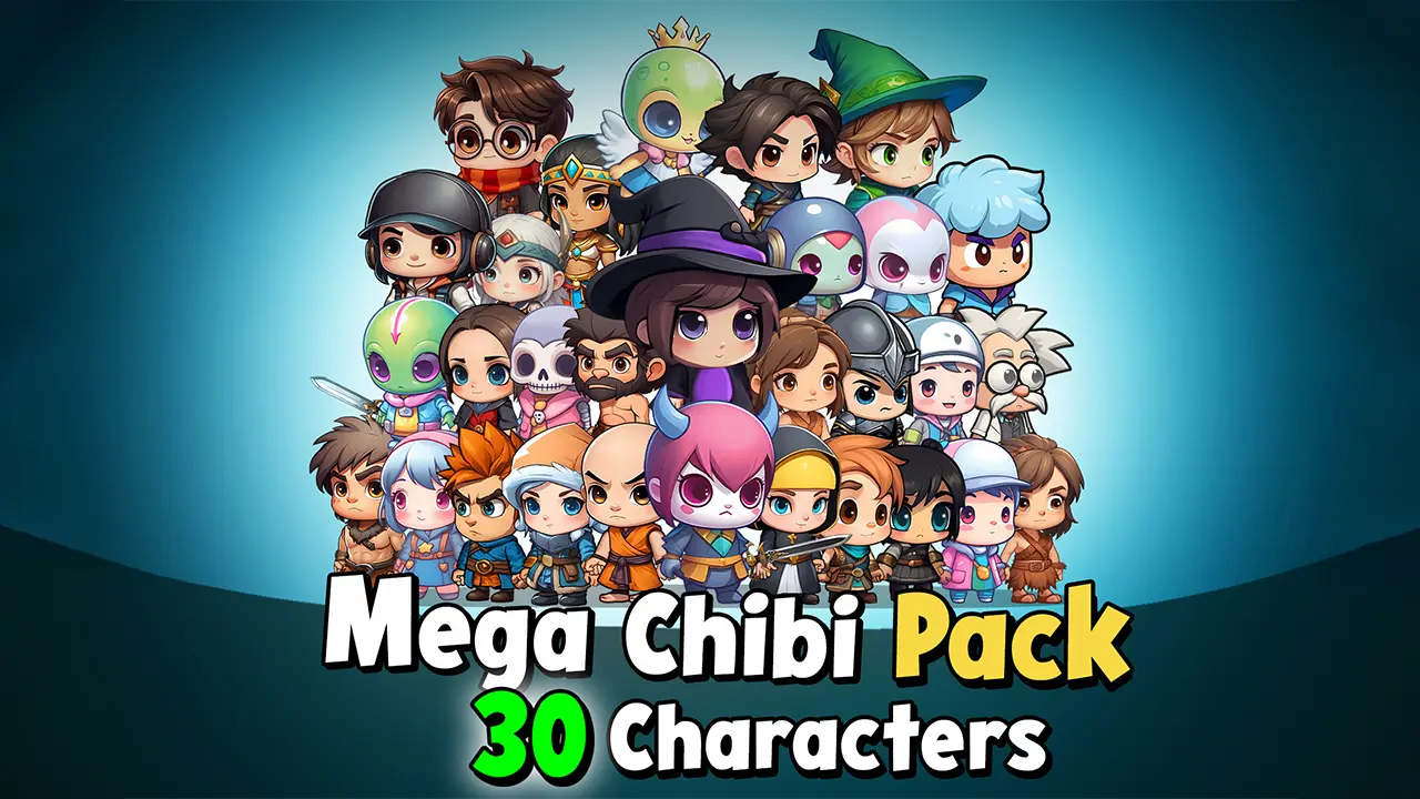 Mega Chibi Pack 30 Characters