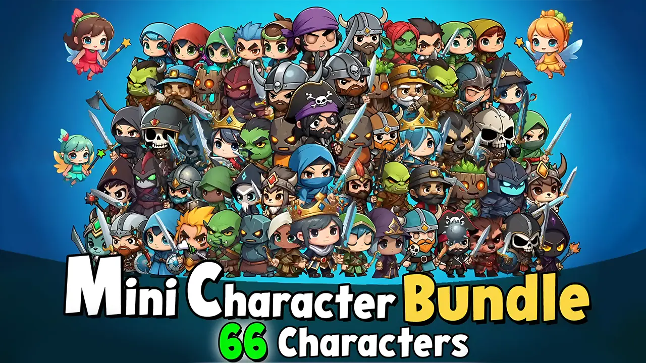 Mini Character Bundle - 66 Characters