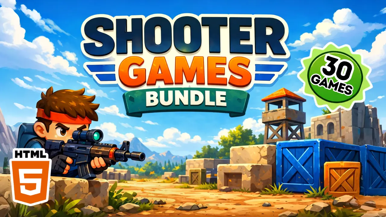 Shooter Bundle - 30 HTML5 Games