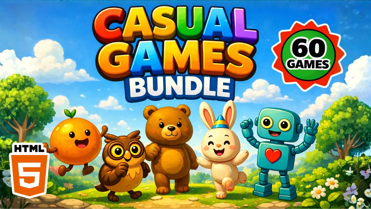 Casual Bundle - 60 HTML5 Games